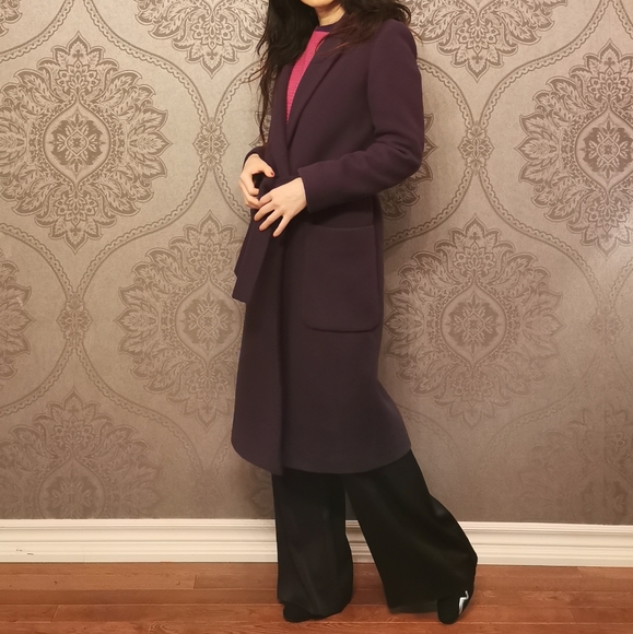 Jigsaw wool wrap coat - Picture 7 of 15